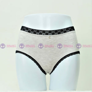 Teen's Cotton Panty With Lace Border (K167)