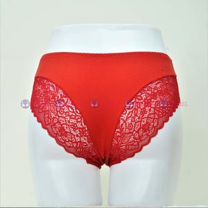 Silky Back Lace Panties For Girls (5715)