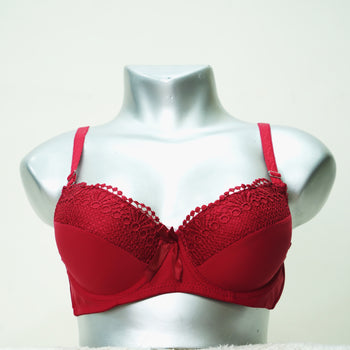 Ladies Padded Bra Covered With Top Lace (31078)