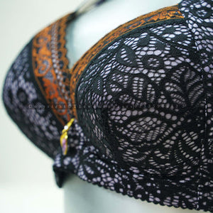 Beautiful Embroidery Padded Bra For Women (4049)
