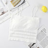Women's Short Net Camisole Soft Padded Bra (3216)
