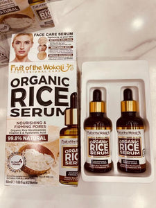 Pack of 2 Wokali Organic Rice & White Serum