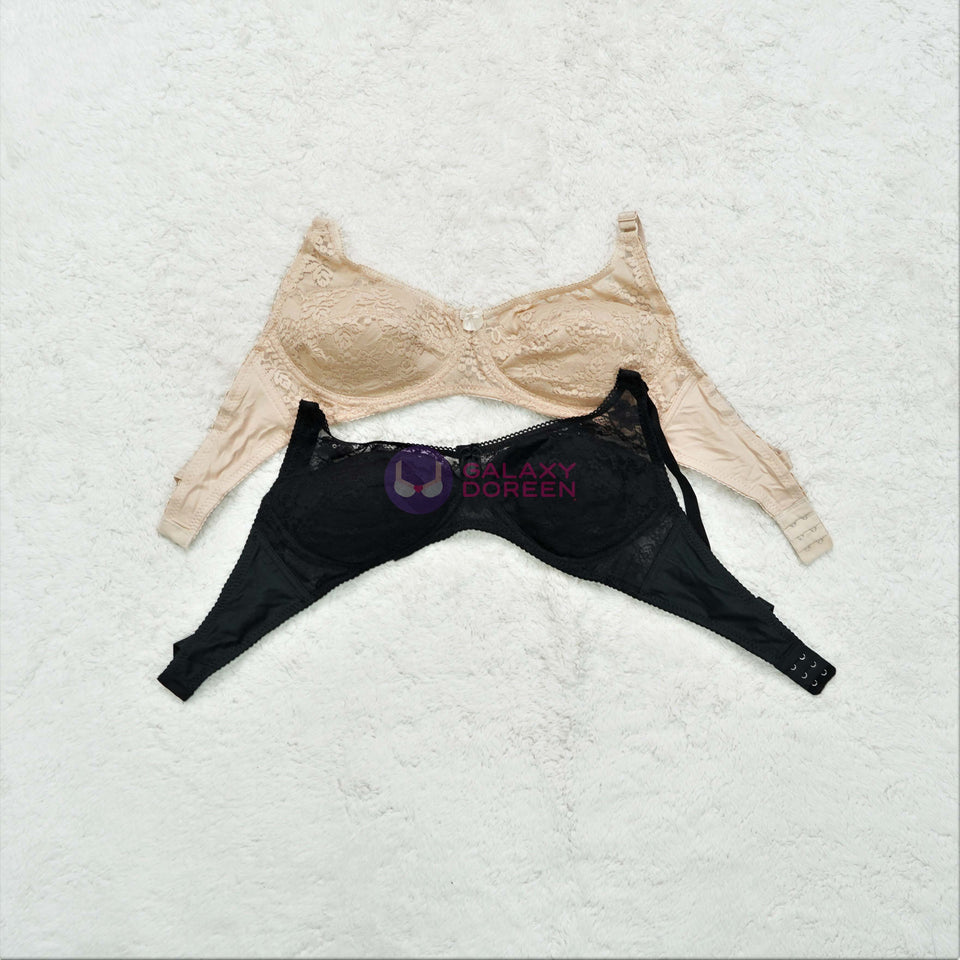 Pack Of 2  Vintage Sexy Embroidery Bra