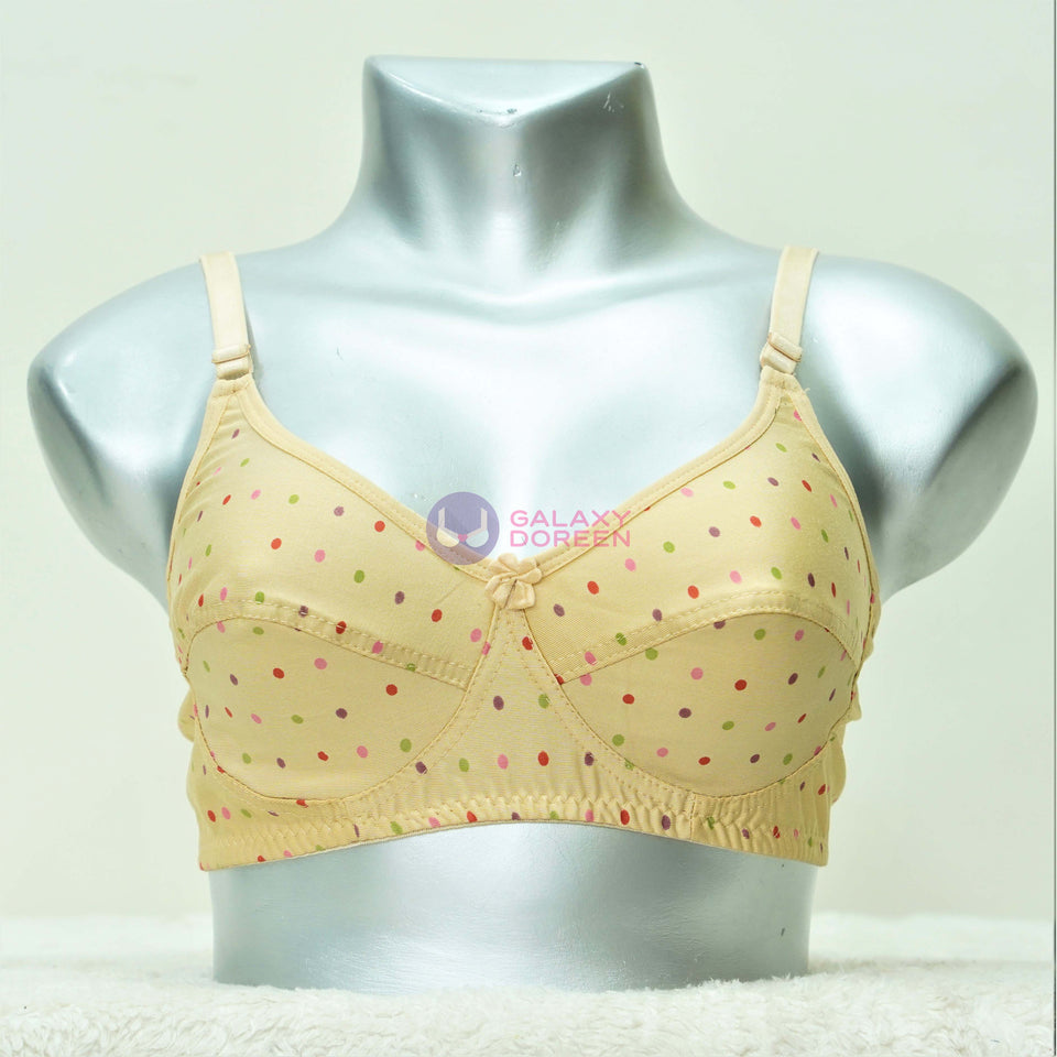 Women's Galaxy Color Dotted Non Padded Bra (Y 515)