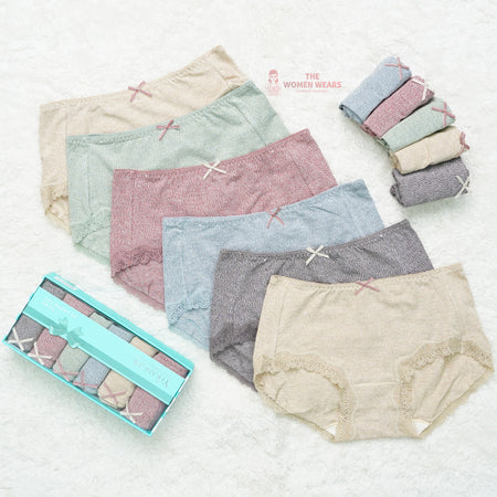 Pack Of 6 Regular Comfort Panties (ZN-054)