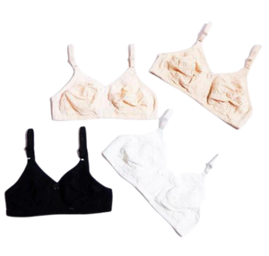 Pack of 2 Breathable Non Padded Bra (NA-094)