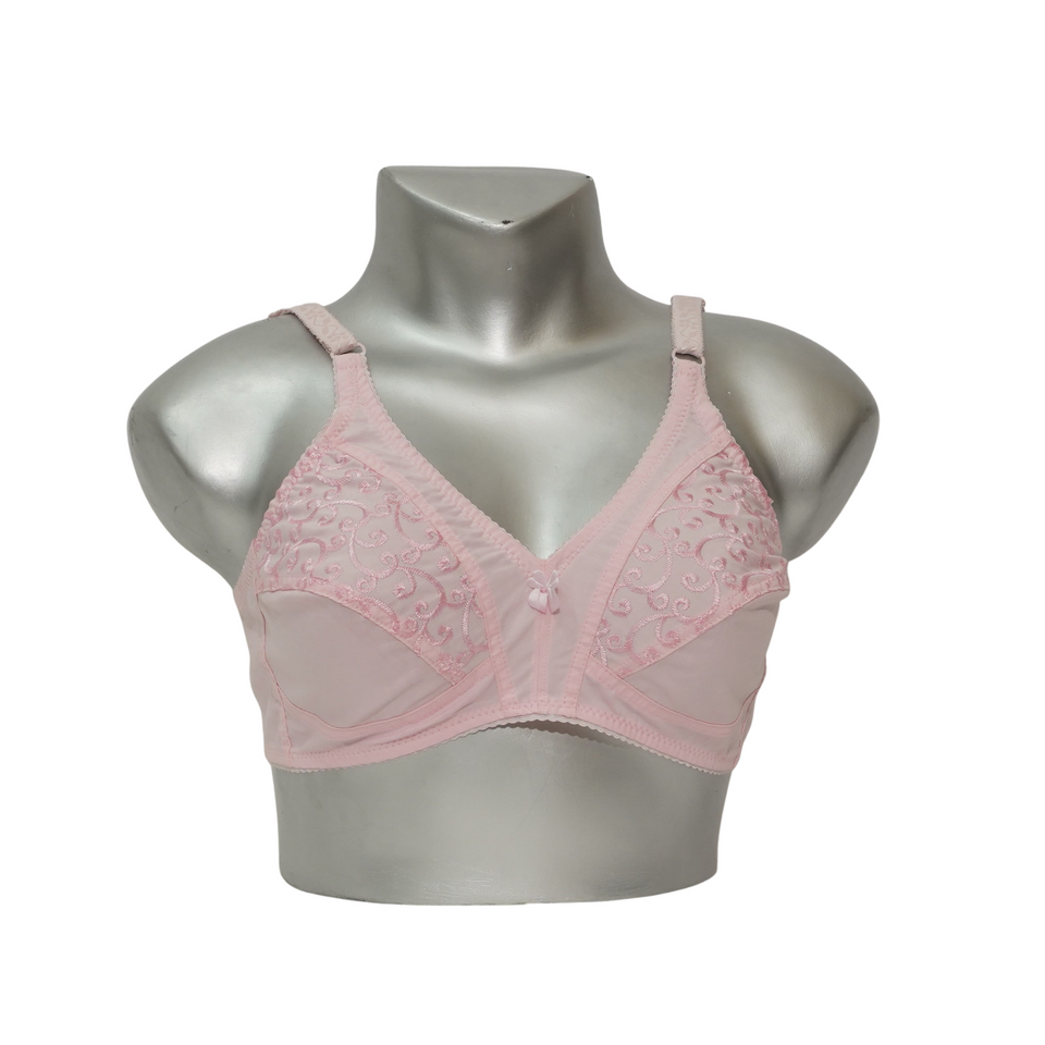 GALAXY EMBROIDED NON PADDED & NON WIRED BRA  GX-122