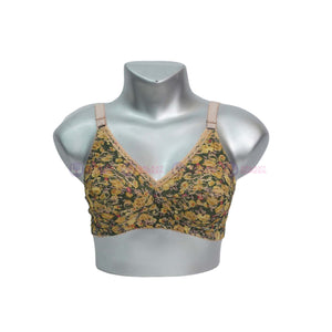 GALAXY PRINTED NON PADDED & NON WIRED BRA  GX-115