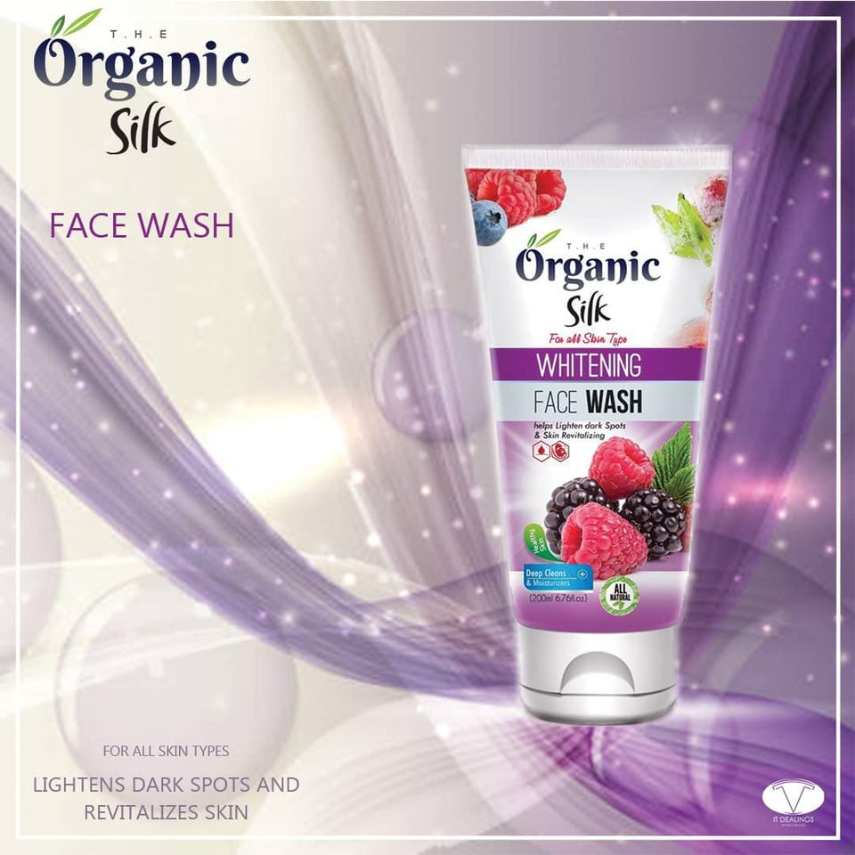 The Organic Silk Whitening Facial Cream Pack