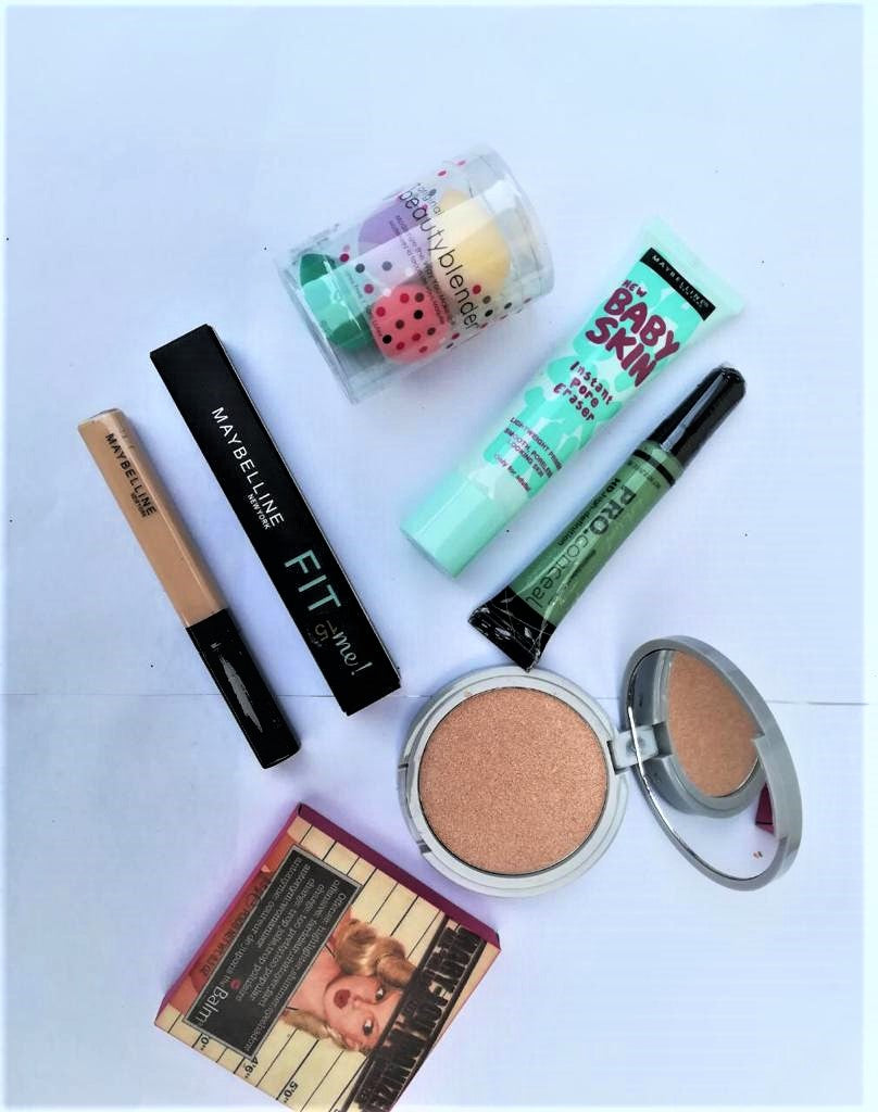 Pack of 4 Latest Eraser, Concealer, Blender & Balm Makeup Set