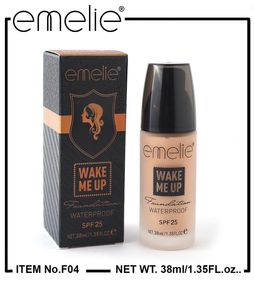 New Emelie Waterproof Oil Free Wake Up Me Foundation