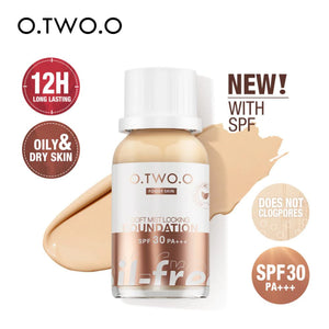 O Two O Plant Extract P+++ Soft Mist Looking Foundation  Waterproof Face Makeup
