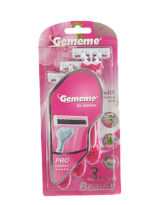 Gememe Sensor 3 Blades 3 Pcs Razor for Women (ZD-002)